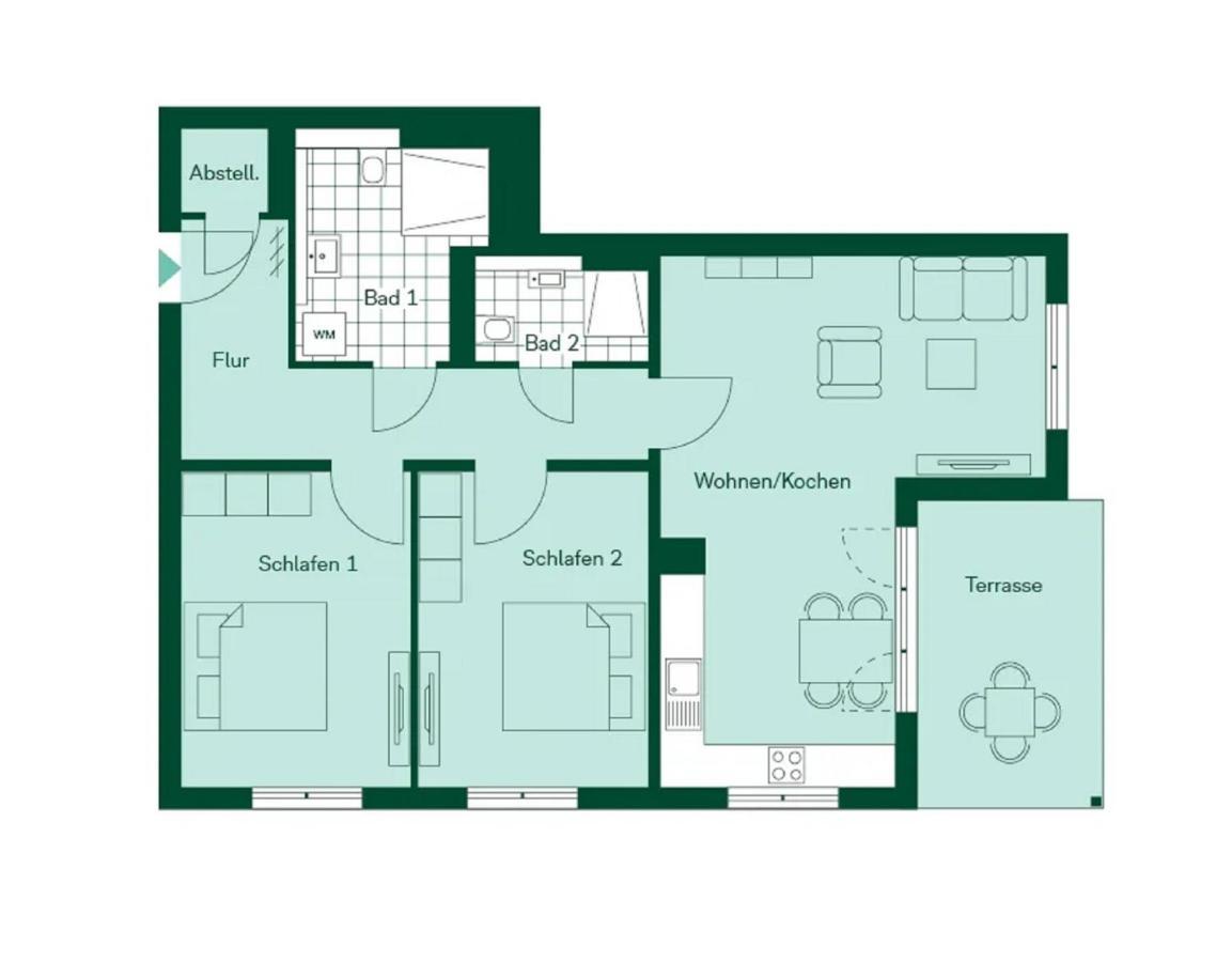 Terrassenwohnung "Traumhafft" - Haffresidenz Garz  Luaran gambar